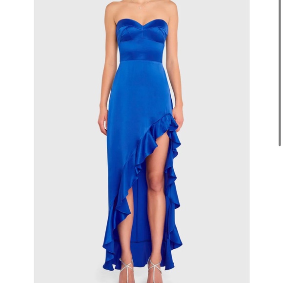 BRAND NEW Amanda Uprichard Cobalt blue maxi dress